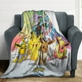thumbnail image 4 of Pokemon Blanket Flannel Blanket Throws Cute Warm and Comfortable Indoor Camping Blanket 40"*50" （100*130cm）, 4 of 7
