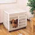 thumbnail image 2 of Jaula corral para perro gato conejo mascotas plástico ABS resistente doble puerta con cerradura ruedas con freno amplia cómoda fácil de instalar y lim, 2 of 2