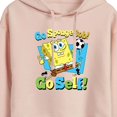 thumbnail image 3 of SpongeBob SquarePants - Go Spongebob Go Self - Juniors Cropped Pullover Hoodie, 3 of 6