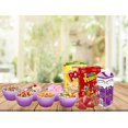 thumbnail image 3 of Bruntmor Ceramic Dessert Bowls Set 8 oz for Ice-cream Cereal Gradient Purple, 3 of 7