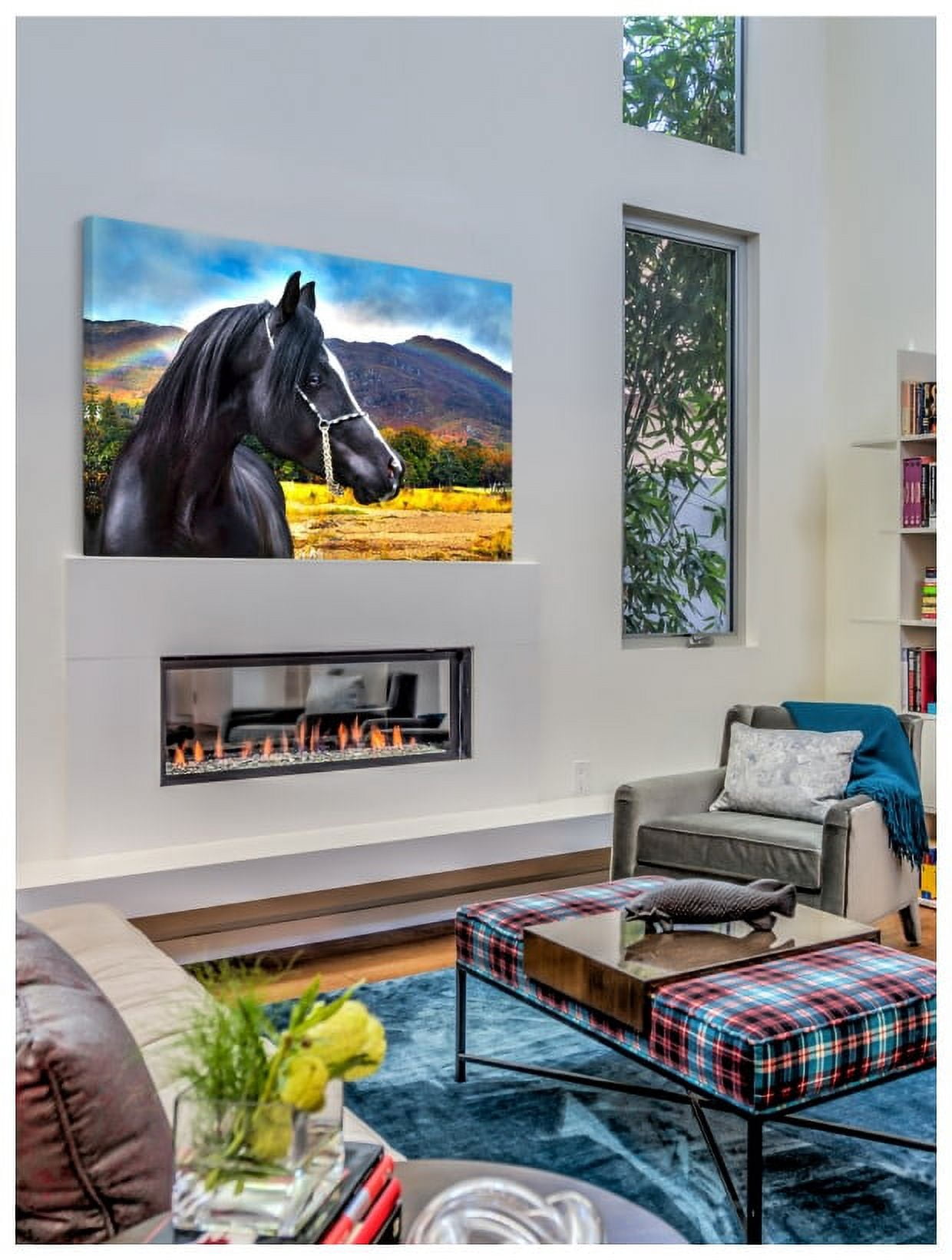 Marmont Hill "Rainbow" by Maggie Dee Painting Print on Canvas