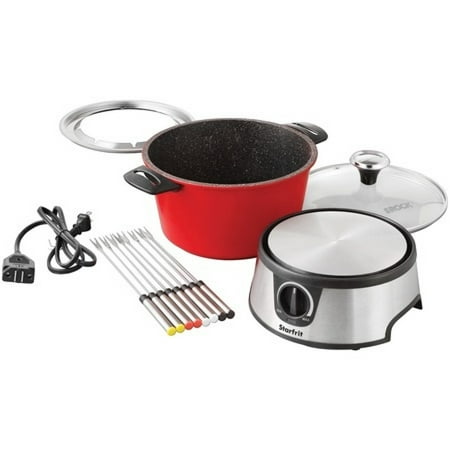 The Rock by Starfrit 3.2qt Electric Fondue Set - Black