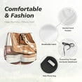 thumbnail image 6 of Lsque Stylish High Heels On Books Printed Women's Running Shorts with Liner Pockets,Elastic Quick Dry Workout Athletic Gym Yoga Shorts,Womens High Waist Shorts-Medium, 6 of 9