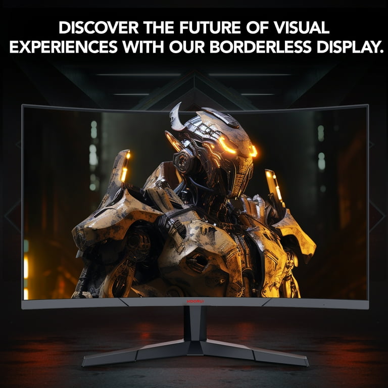 KOORUI 27'' 2K QHD 144Hz 1ms Curved Gaming Monitor, Adpitive KOORUI 27'' 2K QHD 144Hz 1ms Curved Gaming Monitor, Adpitive