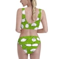 thumbnail image 3 of Picia Funny Sheep Doing Yoga Women's High Waisted Bikini Scoop Neck Swimsuit Two Pieces Bathing Suit-, 3 of 8