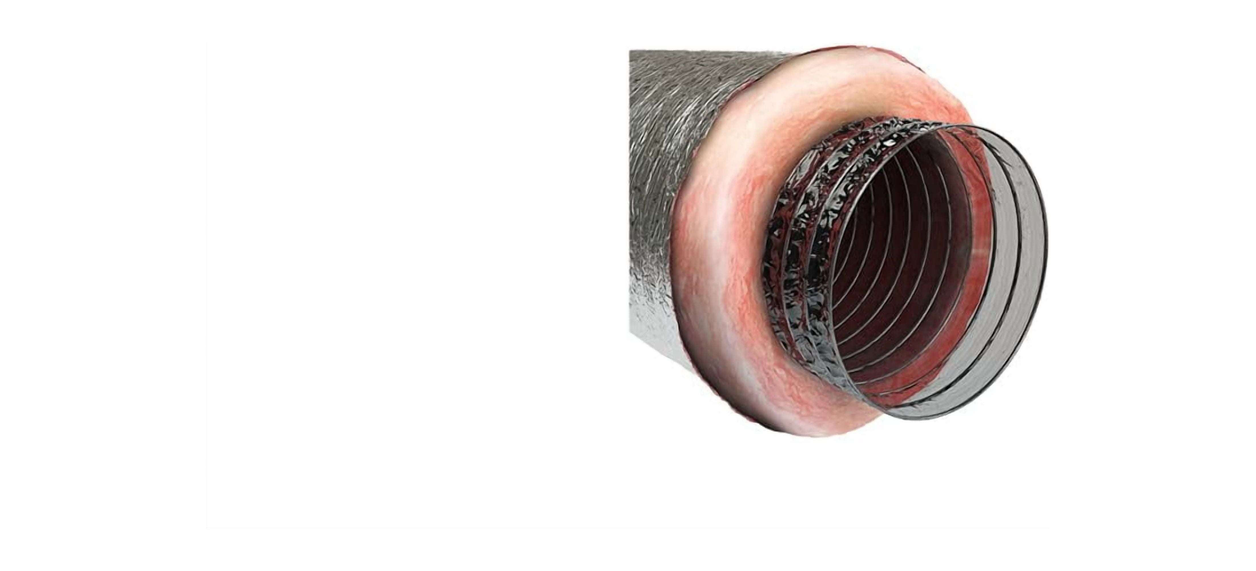 DUCT POLY SILVER 6"X25' (Pack of 1)