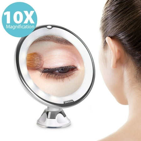 Beautural Vanity Mirror Makeup 10x Magnifying Lighted Mirriors With Beautural Vanity Mirror Makeup 10x Magnifying Lighted Mirriors With Illuminated White Led For Women Man