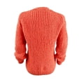 thumbnail image 2 of 1.State Womens Textured Cozy Mock Sweater Orange S, 2 of 13