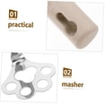 thumbnail image 2 of Mini Potato Mashers,Cat Paw Masher,Mini Avocado Masher with Non Slip Handle, Stainless Steel Bean and Potato Masher, Small Food Masher, Cat Claw Lightweight Kitchen Tool (Cat Paw), 2 of 5