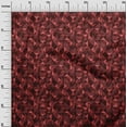 thumbnail image 3 of oneOone Velvet Red Fabric Geometric Sewing Material Print Fabric By The Yard 58 Inch Wide, 3 of 4