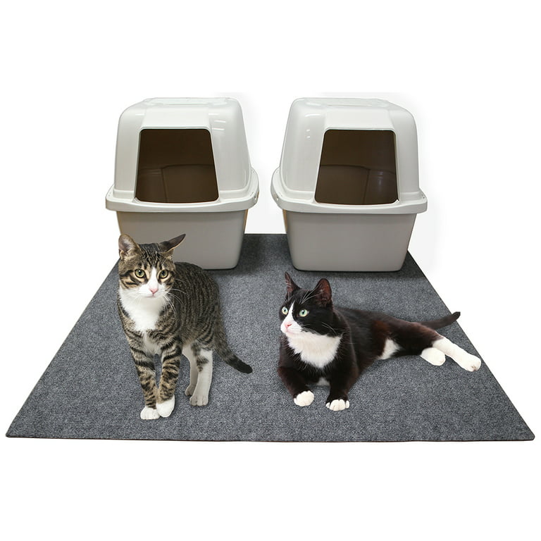 WePet cat Litter Mat Jumbo, Kitty Litter Trapping Mess Mat, Large Size, 35  x 23 Inch, Premium Durable Soft PVc Rug, No Phthalate