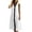 *White, variant on VBVC Women's Cotton Linen Sleeveless Midi Dress, Ladies' Contrast Ruffle Trim V-Neck Shift Dress, Summer Casual Vacation Dress For Women,White,S-2XL