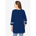 thumbnail image 2 of Woman Within Plus Size Embroidered Knit Tunic, 2 of 6