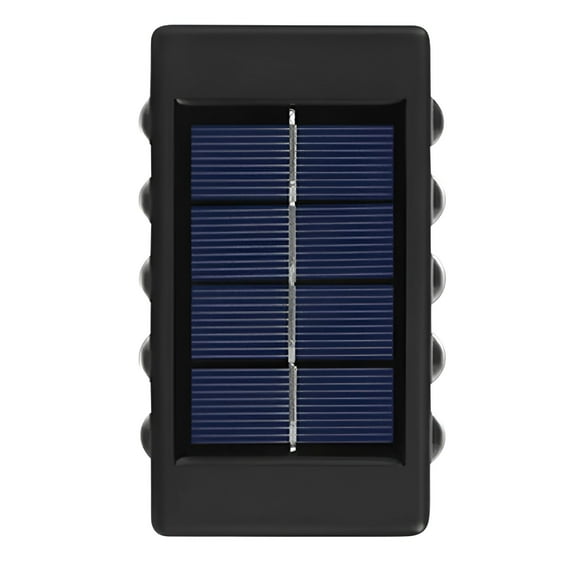 LAMIRO 2PCS Solar Wall Light Outdoor Fence Lights Up and Down Small Solar Mailbox Lights Waterproof for Patio Garden Garage Front Door Steps