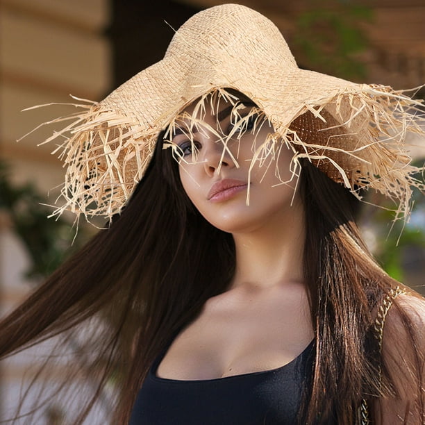 Nestingho 1Ud De Rafia Beige Para Sol Plano Con Protección Efectiva