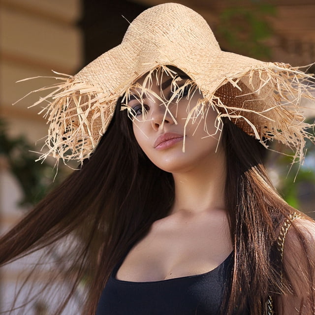 Nestingho 1Ud De Rafia Beige Para Sol Plano Con Protección Efectiva