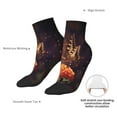 thumbnail image 6 of Pofeuu Butterfly Sitting on a Flower Print 30cm Socks, Adult Running Hiking Socks for Youth and Adult, 6 of 7