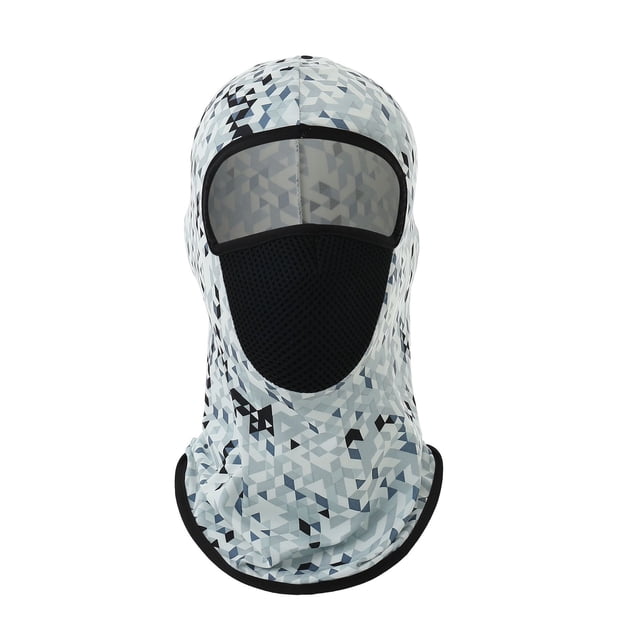 Máscara para montar a caballo de licra, seda de hielo, protector solar, transpirable, para exteriores, a prueba de viento y polvo