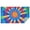 Rainbow Tie Dye, variant on Rainbow Tie Dye Mandala Pattern Rectangle Tablecloth 60"x102",Waterproof Polyester Rectangle Table Cloth, Wipeable Spillproof Polyester Tablecloth for Dining, Camping, Indoor and Outdoor