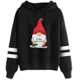 thumbnail image 1 of Sudadera informal de manga larga con capucha y estampado navideño para mujer Pompotops gfhjh13768, 1 of 7