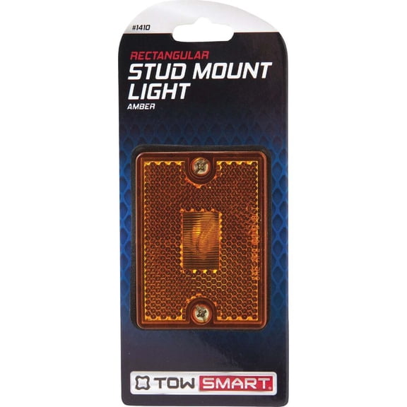 TowSmart Amber Rectangular Stud Mount Light 1410