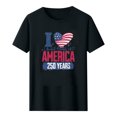 thumbnail image 4 of Mens Patriotic T Shirts 250 Year American Anniversary Shirt Usa Flag Print Round Neck Tops Muscle Short Sleeve Tees 4th of July Outfits, 4 of 5