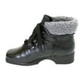 thumbnail image 6 of PEERAGE Hazel Women's Wide Width Casual Lace-Up Leather Booties, 6 of 7