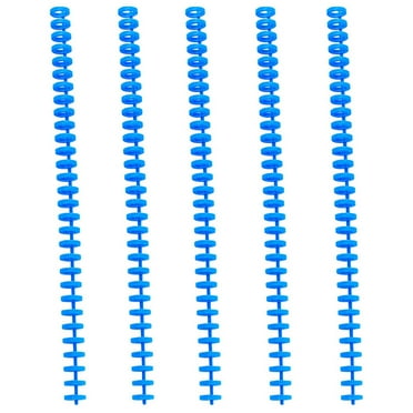 5Pcs Binding Spines Spirals Spiral Notebook Coils Comb Bindings (Random Color)