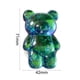 thumbnail image 2 of Soporte de dedo para teléfono Soporte para teléfono móvil Dibujos animados en 3D en forma de oso (zafiro) Azul, 2 of 7