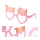 thumbnail image 2 of 8 piezas de gafas de papel Team Girl Eyeglass Baby Welcome Party Gafas Baby Shower Holidays Festival Photo Props (Rosa), 2 of 6