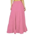 thumbnail image 3 of Phagun Skirt Long Maxi Skirt Beach Wear Cotton Summer Wear Clothing, 3 of 5