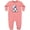 Mauve, variant on Inktastic Old English Sheepdog Baby Fleece Romper