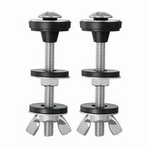 Universal Heavy Duty Toilet Tank to Bowl Bolts Kit with Gasket 2 Pack