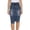 Blue, variant on Skirts for Women Trendy,Womens Midi Jean Skirt High Waisted Asymmetrical Hem Bodycon Skirts Plus Size A Line Stretch Denim Skirt with Pocket