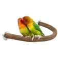 thumbnail image 6 of DOPI Parrot Perches U Shape Easy Installation Natural Wood Parrot Stand Perch Platform Bird Supplies, 6 of 8