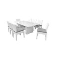 thumbnail image 2 of Table de Salle à Manger Rectangulaire avec 8 Chaises Sans Bras Miami, 2 of 2