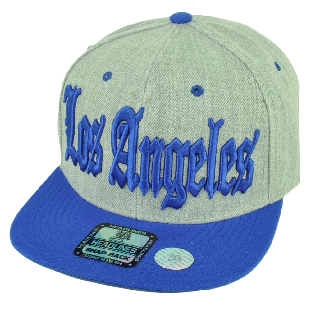CALIFORNIA LOS ANGELES CITY EMBROIDERY SNAPBACK HAT BASEBALL CAP 100% COTTON 