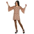 thumbnail image 3 of Moomaya Robes Tuniques Courtes Femmes Manches Kimono Kurti Imprimé Mini Tenue d'Été, 3 of 5