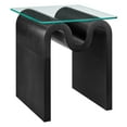 thumbnail image 5 of Modway Ondine Glass Top Side Table in Black, 5 of 9
