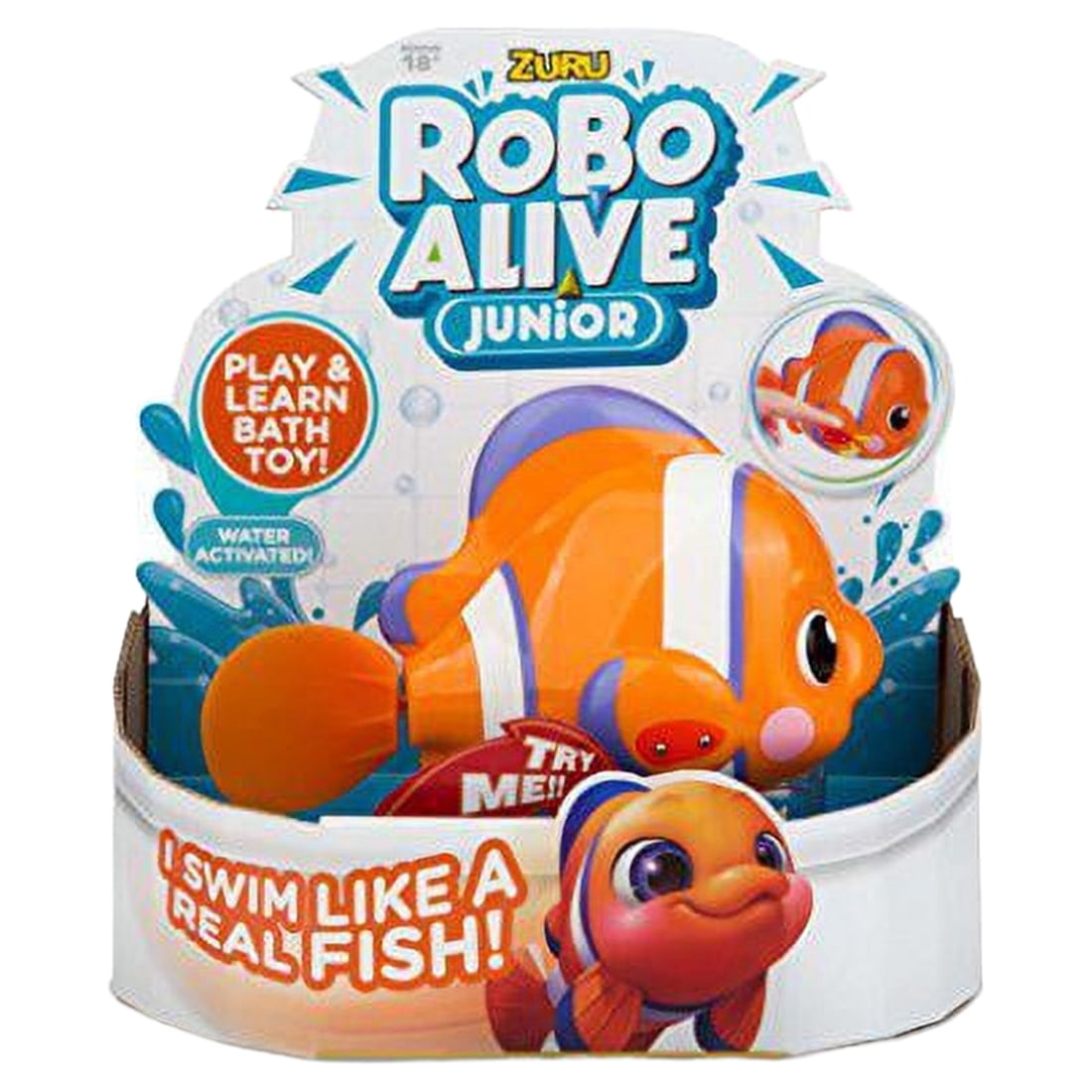Robo Alive Junior Clown Fish Robotic Pet Figure