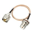 thumbnail image 1 of UHF PL-259 Macho a UHF SO-239 Hembra Mamparo RG316 Coaxial Cable 1,5-Pies, 1 of 6