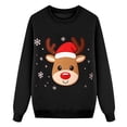 thumbnail image 4 of QTSHPN Family Christmas Matching Sets Long Sleeve Casual Crewneck Sweatshirts Holiday Themed Outfits Cozy Apparel Sweatshirt, 4 of 7