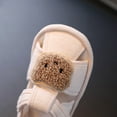 thumbnail image 6 of Otqutp Toddler Cotton Bear Sandals Flat Soft Sole Summer Shoes Baby Boys Girls Open Toe Barefoot Casual Outdoor Slides Cute, 6 of 7