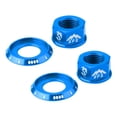 thumbnail image 5 of 2Pcs M10 Axle Wheel Nuts Quick Release Flange Nut for Mountain Road Bike - Blue, 5 of 8