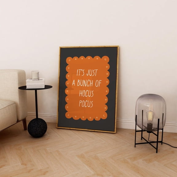 Hocus Pocus Art Poster Cozy Vintage Decor Poster, Unframed Size 8x12