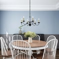 thumbnail image 2 of Livex Lighting Heritage Chandelier in Black, 2 of 9