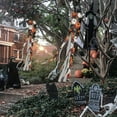 thumbnail image 3 of SEANATIVE Thanksgiving Fall Pumpkin Windsocks 2 Piece Outdoor Hanging 40 Inch Maple Leaves Wind Sock with Tails Festival Decoration for Yard Garden Patio Home Decorations, 3 of 7