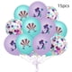 thumbnail image 5 of Globos de conchas marinas, globos de mylar de aluminio de conchas marinas multicolores para baby shower, cumpleaños, suministros de decoración para fiestas con temática del océano, 5 of 6
