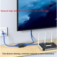 thumbnail image 3 of Gigabit Ethernet  Splitter, High Speed Plug And Play Fast Heat Dissipation RJ45 Internet Splitter Adapter 1000Mbps  For PC For Router, 3 of 8