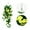 Yellow, variant on Artificial Morning Glory Trailing Hanging Vine Faux Floral Bush For Spring Wall Corridor Patio Balcony Wedding Aisle Yard Garden Decor